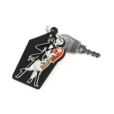 THE NIGHTMARE BEFORE CHRISTMAS JACK SALLY COFFIN PORTACHIAVI IN GOMMA PYRAMID INTERNATIONAL