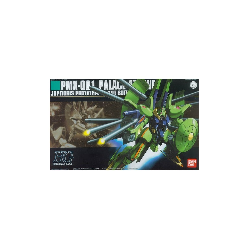 BANDAI HIGH GRADE HGUC GUNDAM PALACE ATHENE 1/144 MODEL KIT ACTION FIGURE