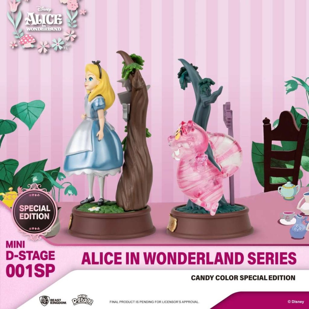BEAST KINGDOM MINI D-STAGE ALICE IN WONDERLAND CANDY COLOR SPECIAL EDITION STATUE FIGURE