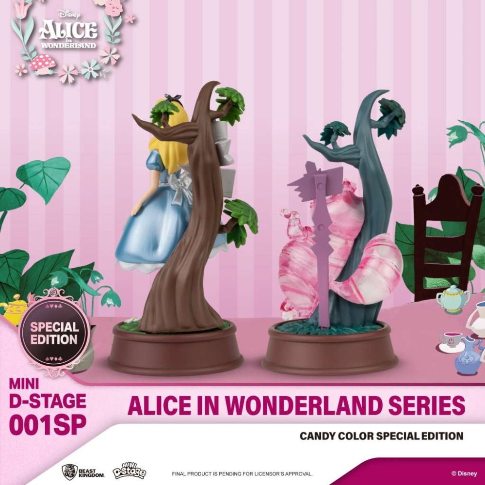 MINI D-STAGE ALICE IN WONDERLAND CANDY COLOR SPECIAL EDITION STATUA FIGURE BEAST KINGDOM