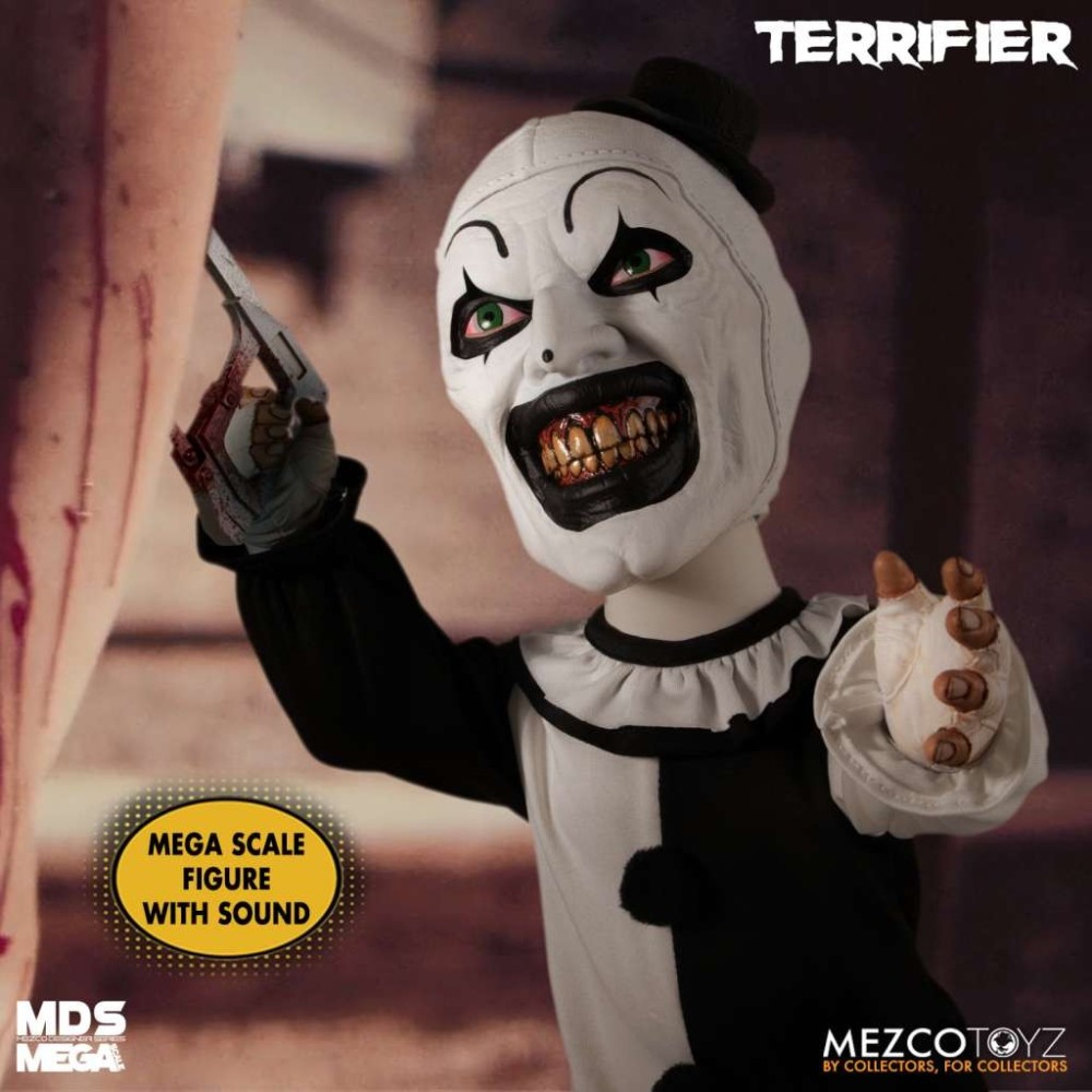 MDS MEGA SCALE TERRIFIER ART THE CLOWN ACTION FIGURE MEZCO TOYS