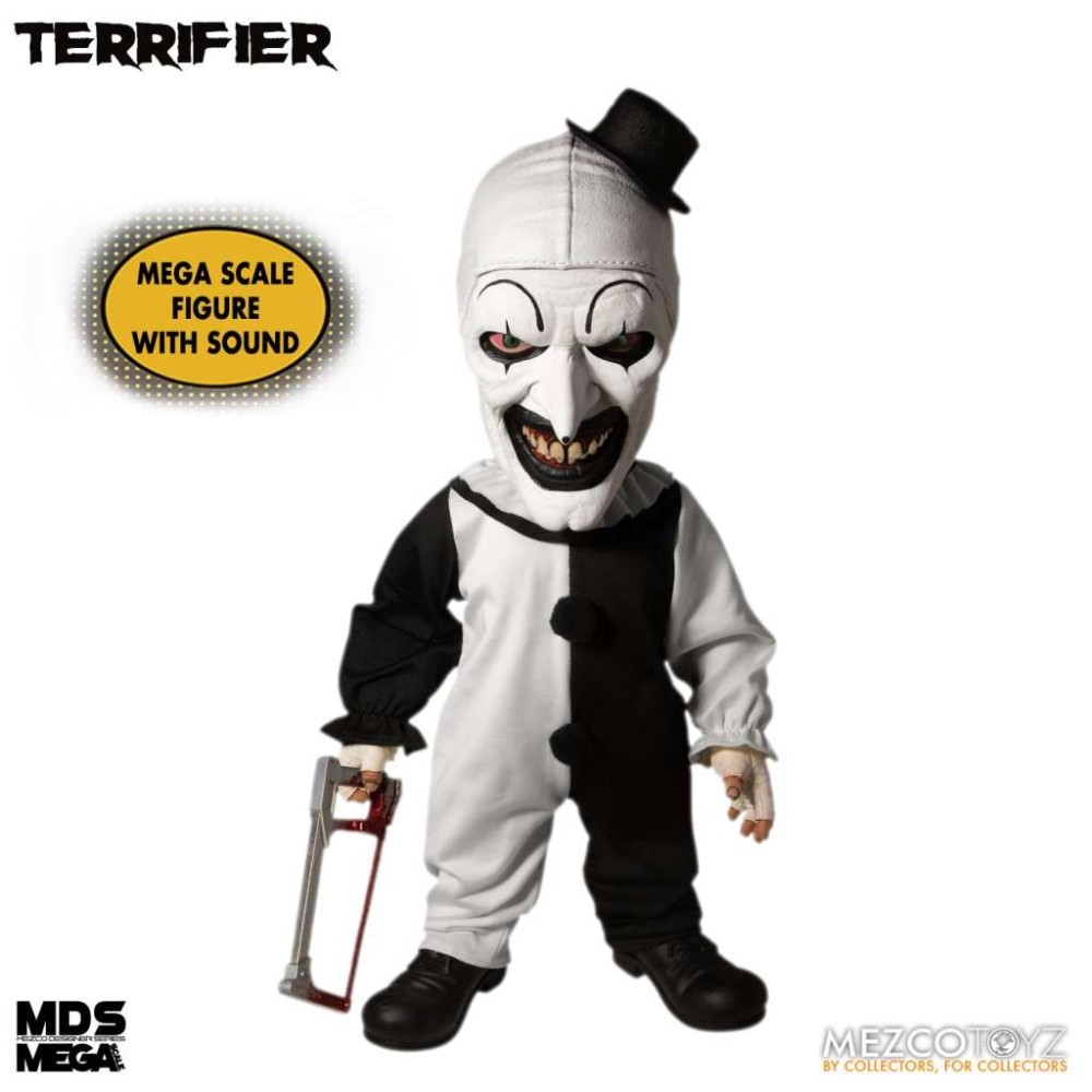 MDS MEGA SCALE TERRIFIER ART THE CLOWN ACTION FIGURE MEZCO TOYS