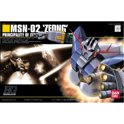 BANDAI HIGH GRADE HGUC GUNDAM MSN-02 ZEONG 1/144 MODEL KIT ACTION FIGURE