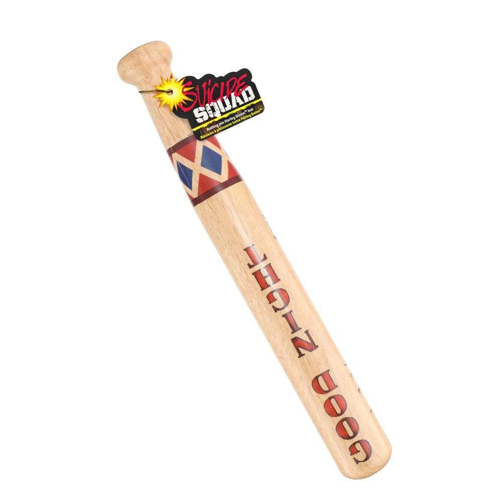 CINEREPLICAS SUICIDE SQUAD HARLEY QUINN GOOD NIGHT BAT ROLLING PIN