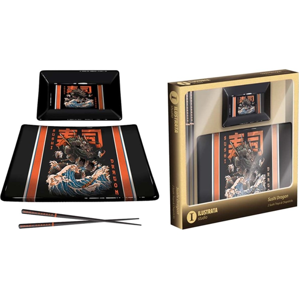 PYRAMID INTERNATIONAL SUSHI DRAGON SUSHI SET