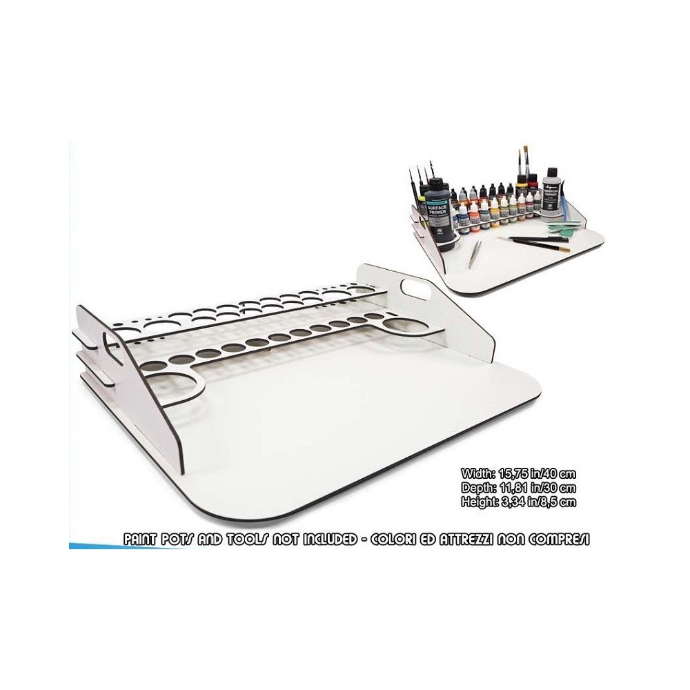 PAINT DISPLAY AND WORK STATION 40X30CM VALLEJO