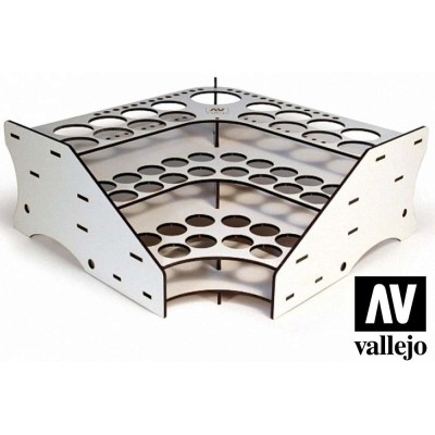 VALLEJO PAINT STAND CORNER MODULE DISPLAY FOR COLORS