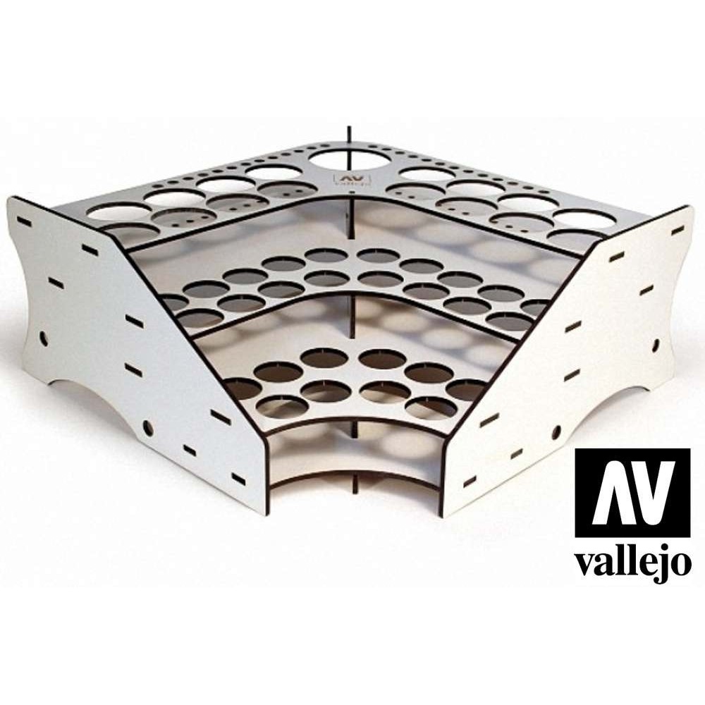 PAINT STAND CORNER MODULE DISPLAY PER COLORI VALLEJO