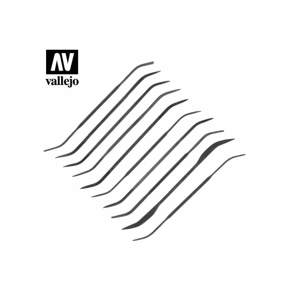 VALLEJO CURVED RIFFLER FILE SET