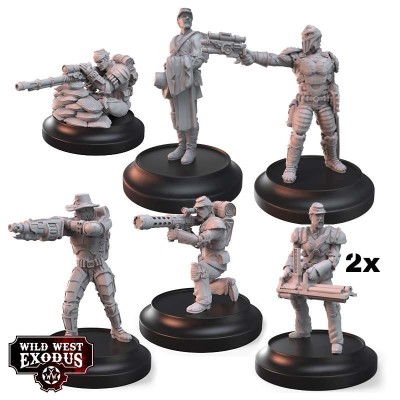 WILD WEST EXODUS NO SURRENDER STARTER SET RESIN MINIATURES WARCRADLE STUDIOS