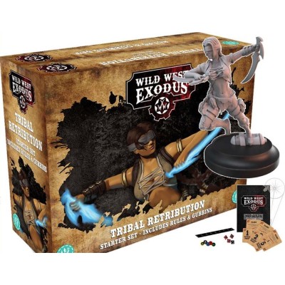 WILD WEST EXODUS TRIBAL RETRIBUTION STARTER SET RESIN MINIATURES WARCRADLE STUDIOS