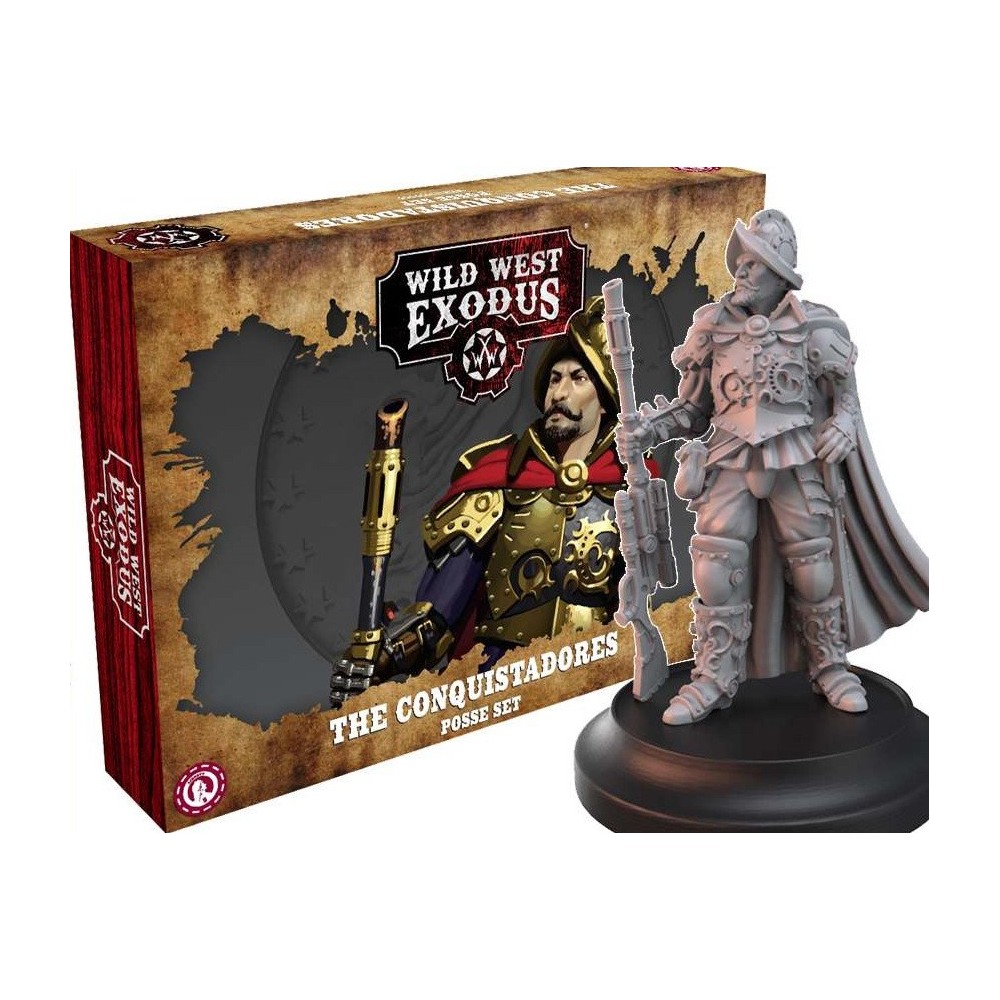 WILD WEST EXODUS THE CONQUISTADORES POSSE SET RESIN MINIATURES WARCRADLE STUDIOS