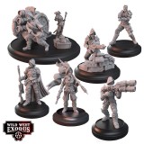 WILD WEST EXODUS THE CONQUISTADORES POSSE SET RESIN MINIATURES WARCRADLE STUDIOS