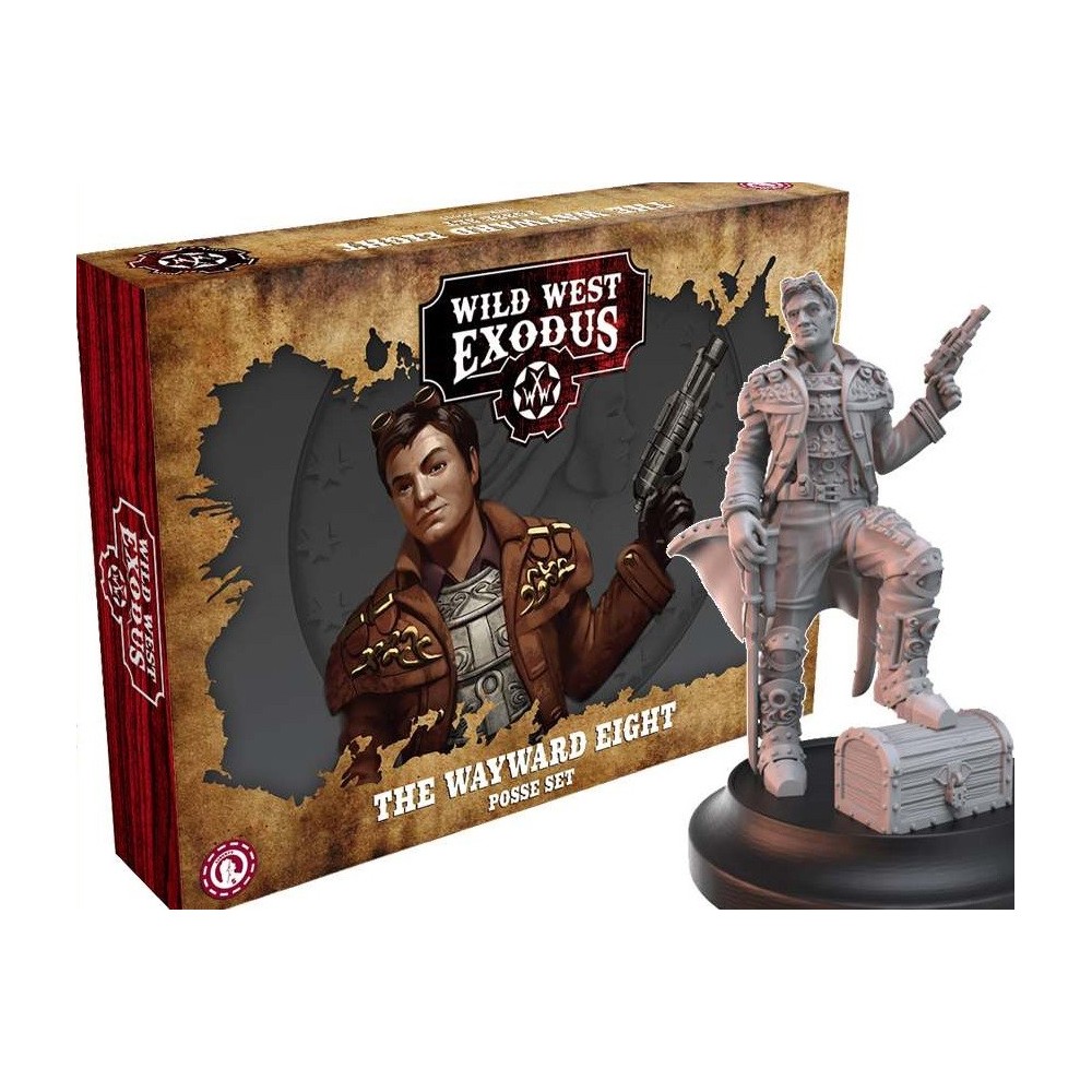 WARCRADLE STUDIOS WILD WEST EXODUS THE WAYWARD EIGHT POSSE SET RESIN MINIATURES