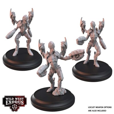 WILD WEST EXODUS VIRIDIAN CLADE POSSE SET RESIN MINIATURES WARCRADLE STUDIOS