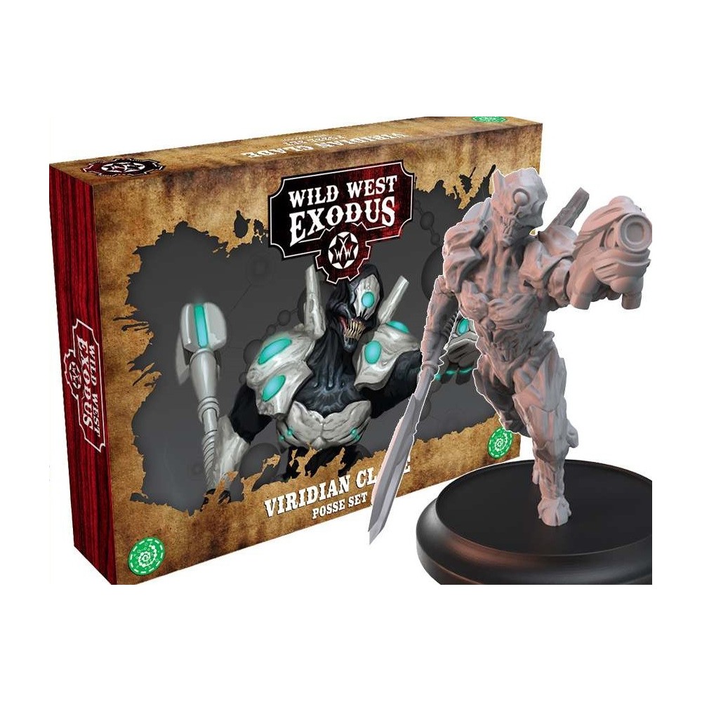 WILD WEST EXODUS VIRIDIAN CLADE POSSE SET RESIN MINIATURES WARCRADLE STUDIOS