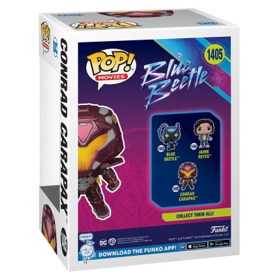 FUNKO FUNKO POP! DC BLUE BEETLE CONRAD CARAPAX BOBBLE HEAD FIGURE