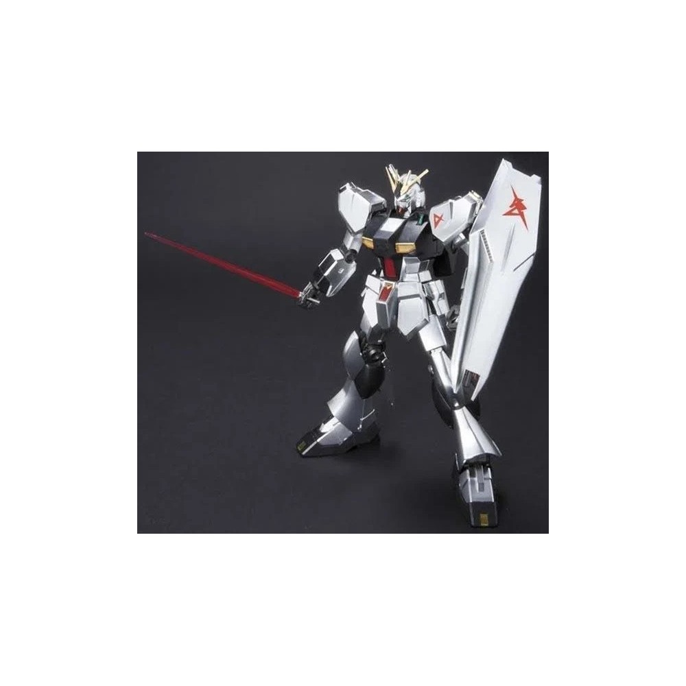 BANDAI HIGH GRADE HG GUNDAM NU METALLIC COAT 1/144 MODEL KIT
