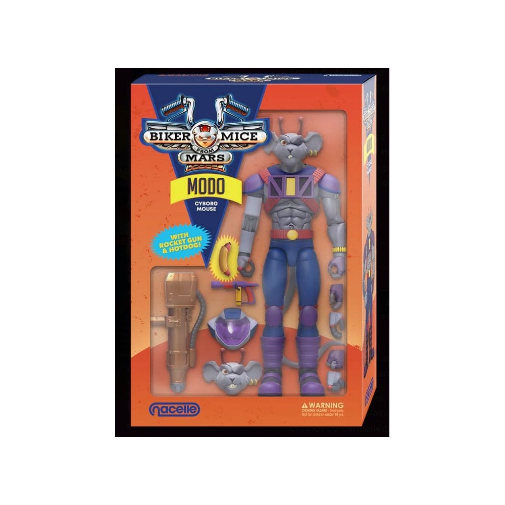 BIKER MICE FROM MARS MODO (PISTONE) ACTION FIGURE NACELLE
