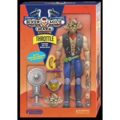 BIKER MICE FROM MARS THROTTLE (STERZO) ACTION FIGURE NACELLE