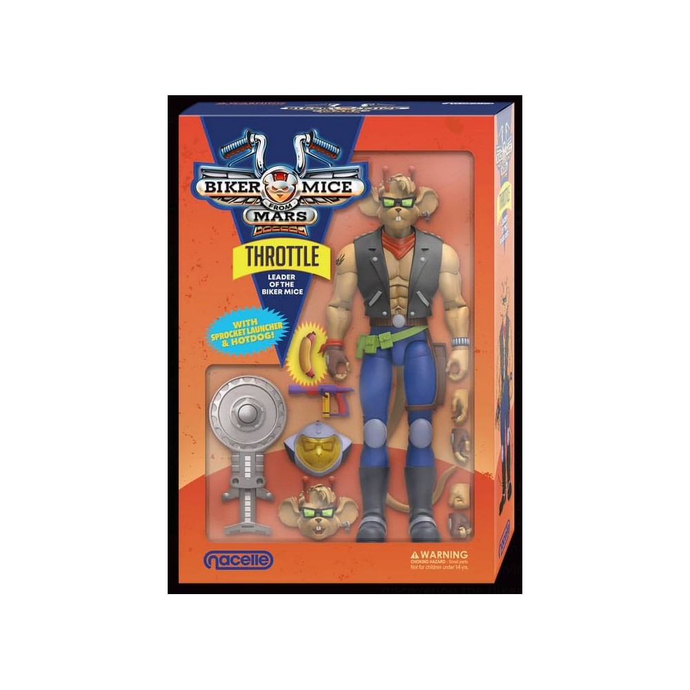 NACELLE BIKER MICE FROM MARS THROTTLE ACTION FIGURE