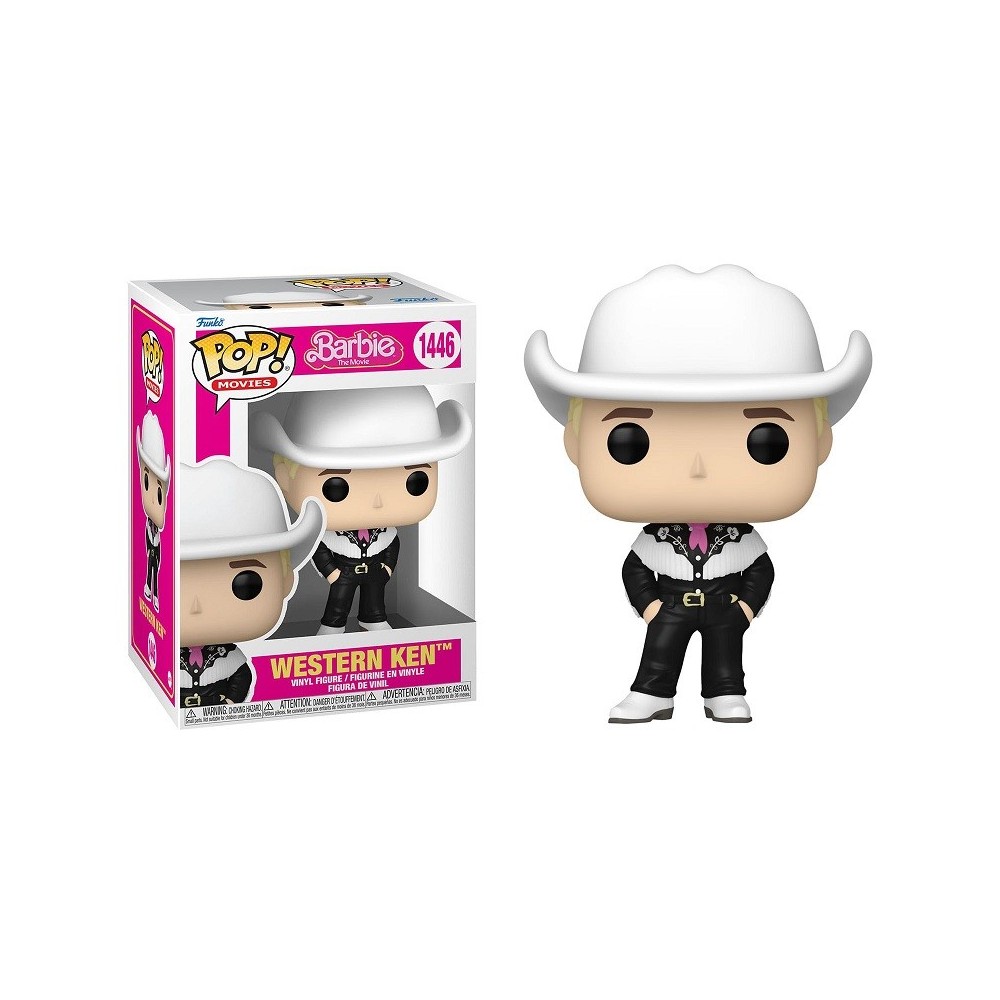 FUNKO FUNKO POP! BARBIE MOVIE WESTERN KEN BOBBLE HEAD FIGURE