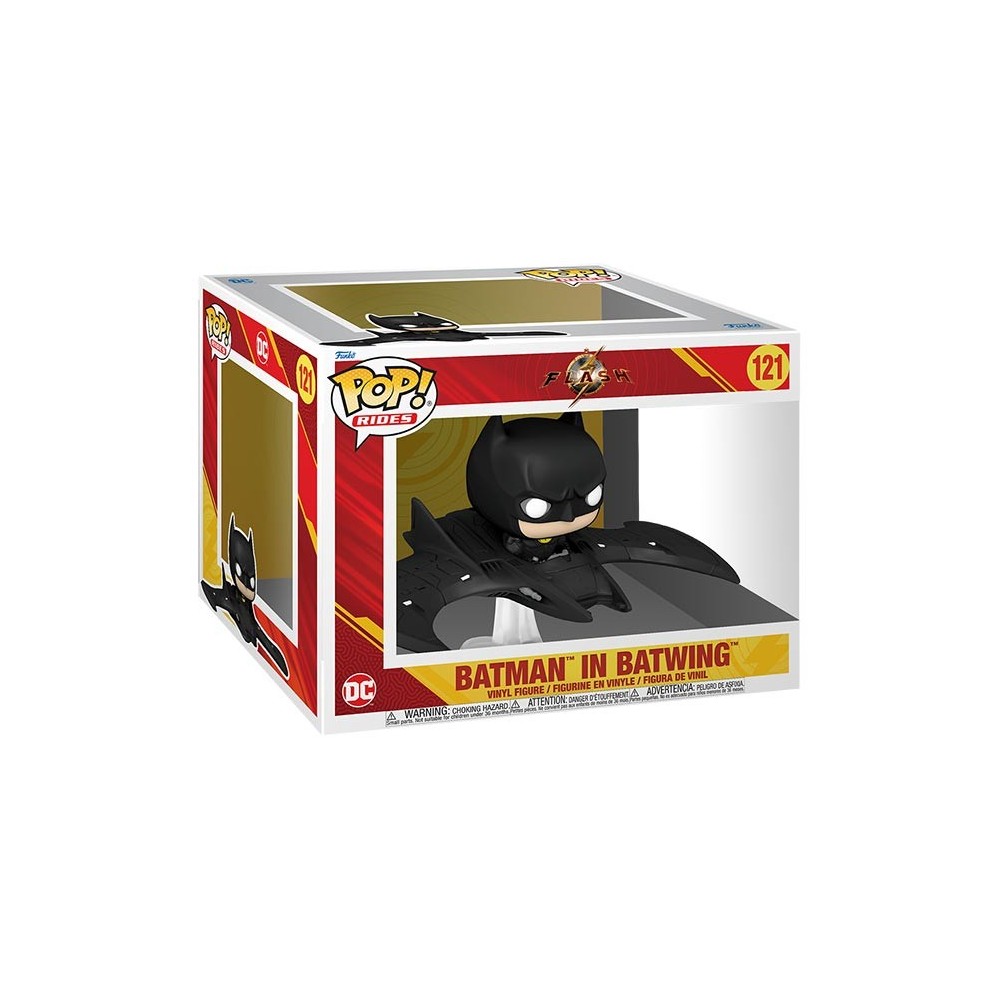 FUNKO FUNKO POP! RIDES THE BATMAN - BATMAN IN BATWING DELUXE BOBBLE HEAD FIGURE