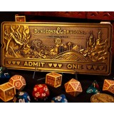 FANATTIK DUNGEONS AND DRAGONS THE CARTOON ROLLERCOASTER TICKET REPLICA
