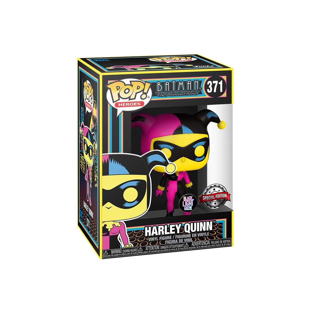 FUNKO FUNKO POP! BATMAN THE ANIMATED SERIES HARLEY QUINN BLACKLIGHT GLOW IN THE DARK FIGURE
