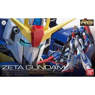 BANDAI REAL GRADE RG ZETA GUNDAM 1/144 MODEL KIT FIGURE