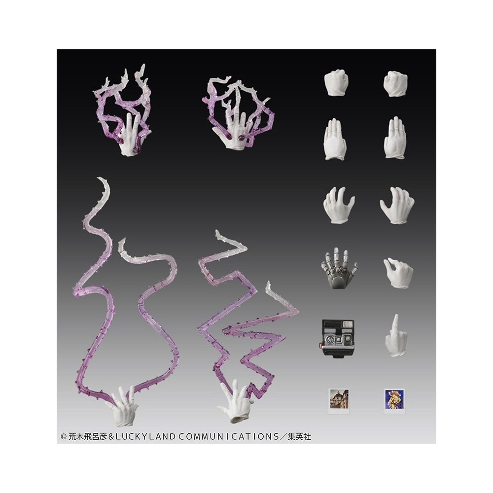 JOJO'S BIZARRE ADVENTURE CHOZOKADO JOSEPH JOESTAR AND IGGY ACTION FIGURE MEDICOS ENTERTAINMENT