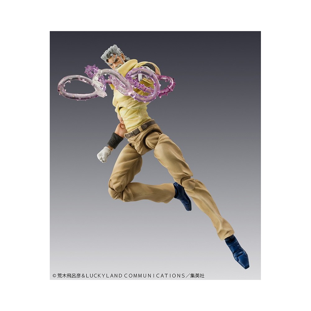 JOJO'S BIZARRE ADVENTURE CHOZOKADO JOSEPH JOESTAR AND IGGY ACTION FIGURE MEDICOS ENTERTAINMENT