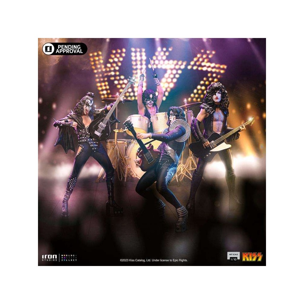 KISS GENE SIMMONS THE DEMON ART SCALE 1/10 STATUA FIGURE IRON STUDIOS