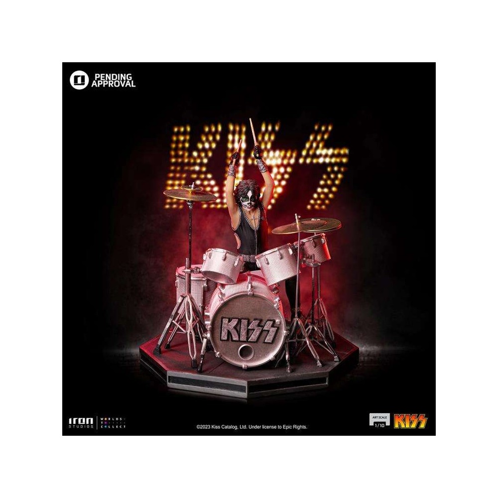 IRON STUDIOS KISS PETER CRISS THE CATMAN ART SCALE 1/10 STATUE FIGURE