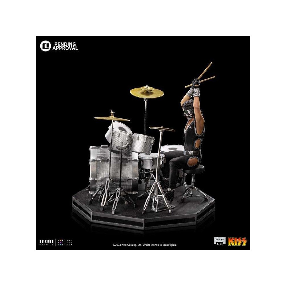 KISS PETER CRISS THE CATMAN ART SCALE 1/10 STATUA FIGURE IRON STUDIOS