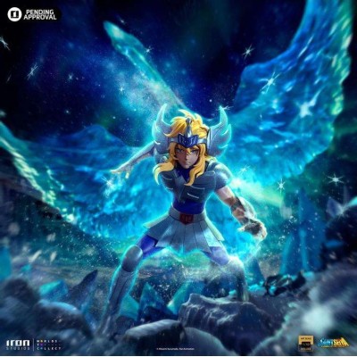 SAINT SEIYA CYGNUS HYOGA ART SCALE DELUXE 1/10 STATUA FIGURE IRON STUDIOS