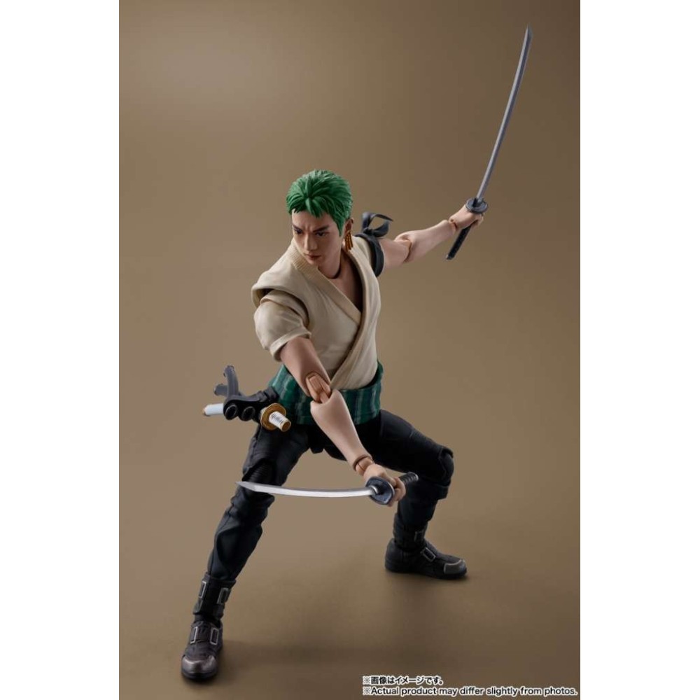 BANDAI ONE PIECE NETFLIX RORONOA ZORO S.H. FIGUARTS ACTION FIGURE