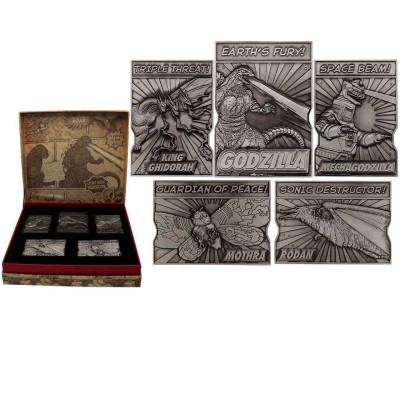 GODZILLA INGOTS SET 5X LINGOTTI DA COLLEZIONE FANATTIK