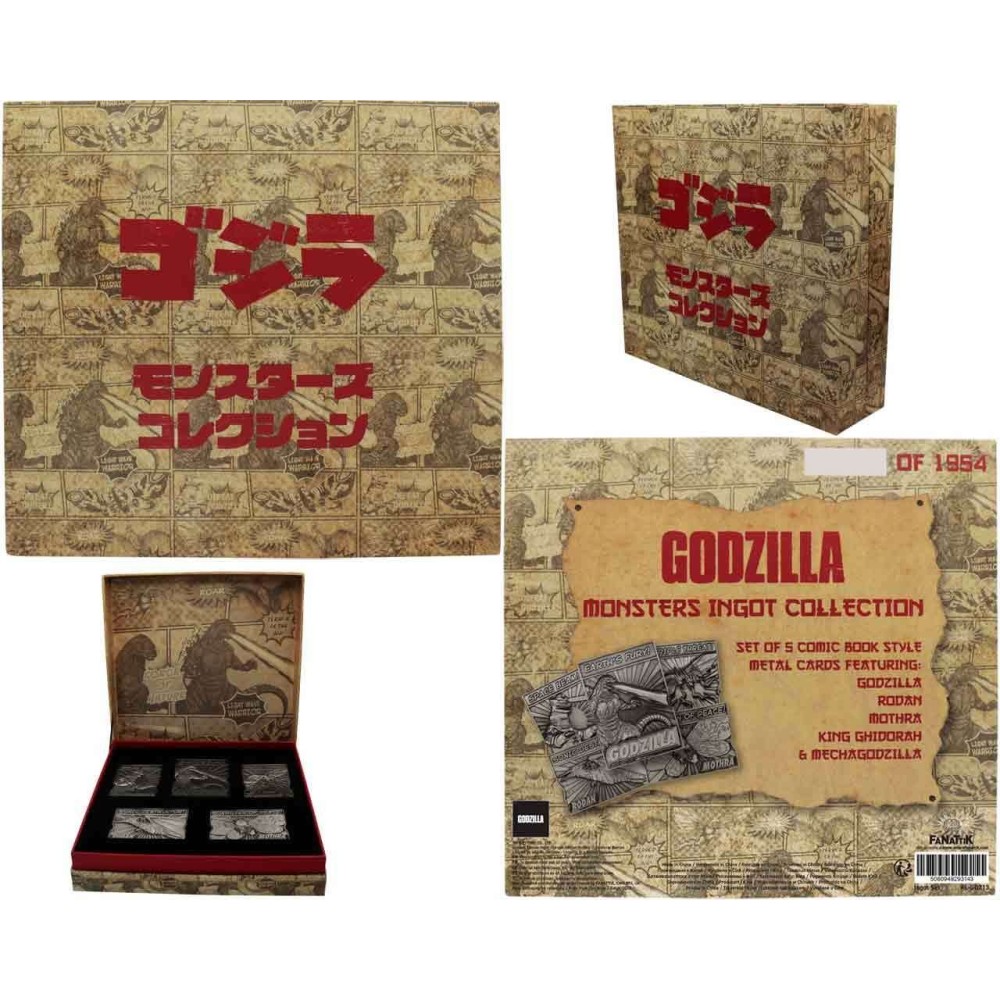 GODZILLA INGOTS SET 5X LINGOTTI DA COLLEZIONE FANATTIK