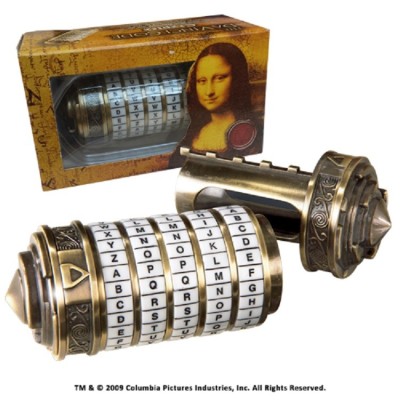 NOBLE COLLECTIONS IL CODICE DA VINCI CODE MINI CRIPTEX REPLICA