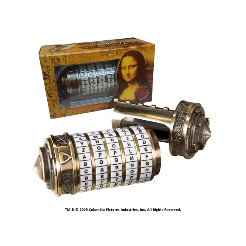 NOBLE COLLECTIONS IL CODICE DA VINCI CODE MINI CRIPTEX REPLICA