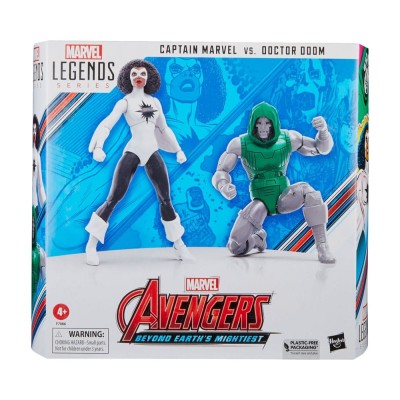 MARVEL LEGENDS CAPTAIN MARVEL VS DOCTOR DOOM ACTION FIGURE HASBRO