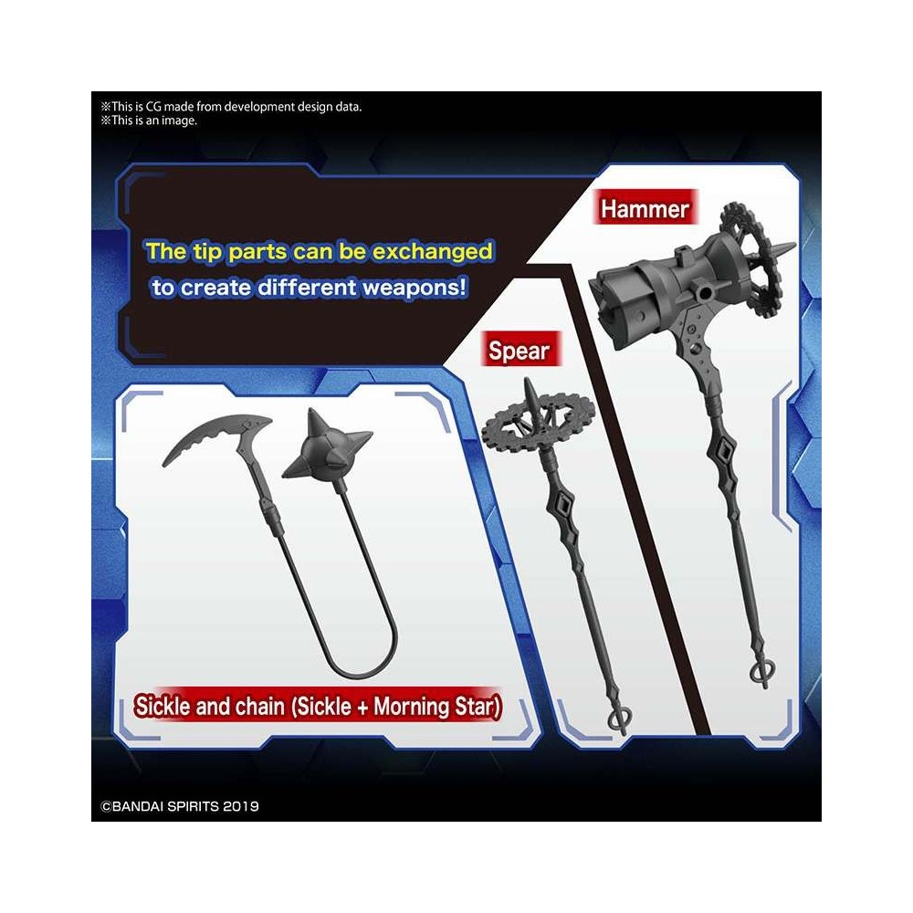 BANDAI 30MM CUSTOMIZE WEAPONS SET FANTASY WEAPON PER MODEL KIT ACTION FIGURE