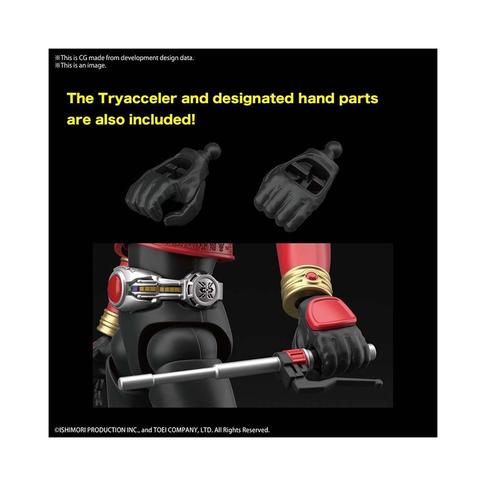 BANDAI FIGURE RISE KAMEN RIDER TRYCHASER 2000 MODEL KIT ACTION FIGURE