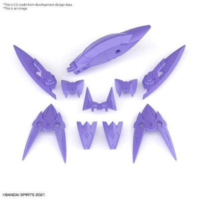 BANDAI 30MS OPTION PARTS SET 4 STEALTH ARMOR MODEL KIT
