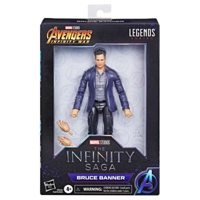 MARVEL LEGENDS THE INFINITY SAGA BRUCE BANNER ACTION FIGURE HASBRO