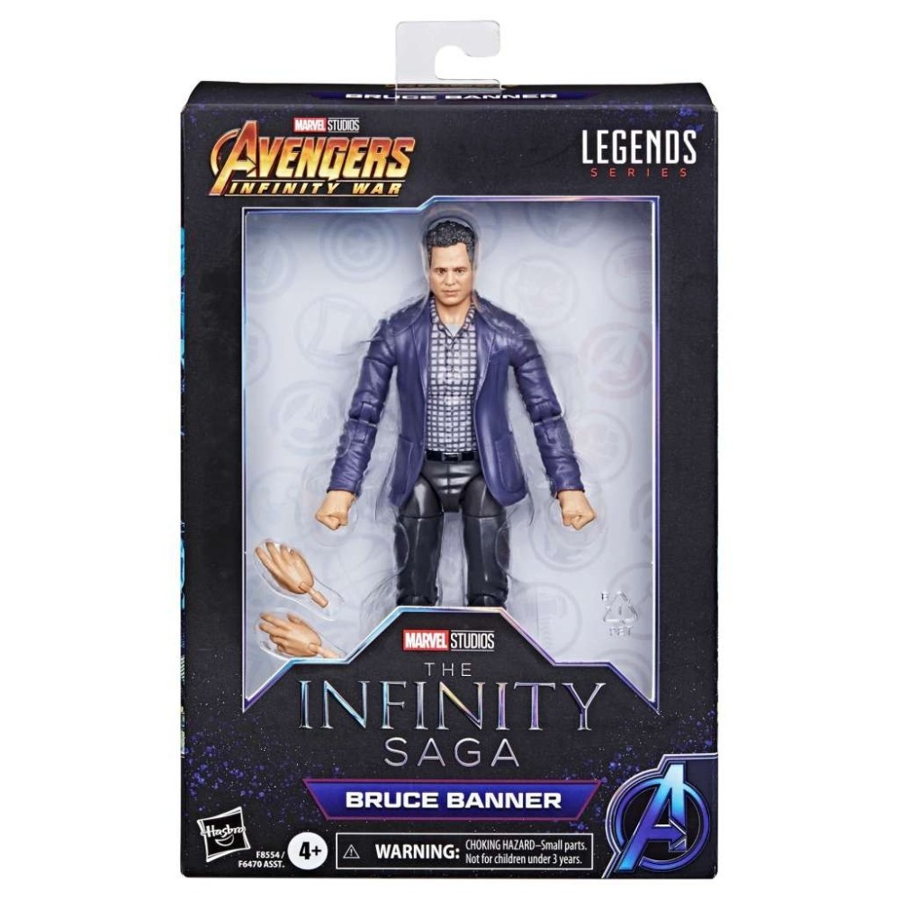 MARVEL LEGENDS THE INFINITY SAGA BRUCE BANNER ACTION FIGURE HASBRO