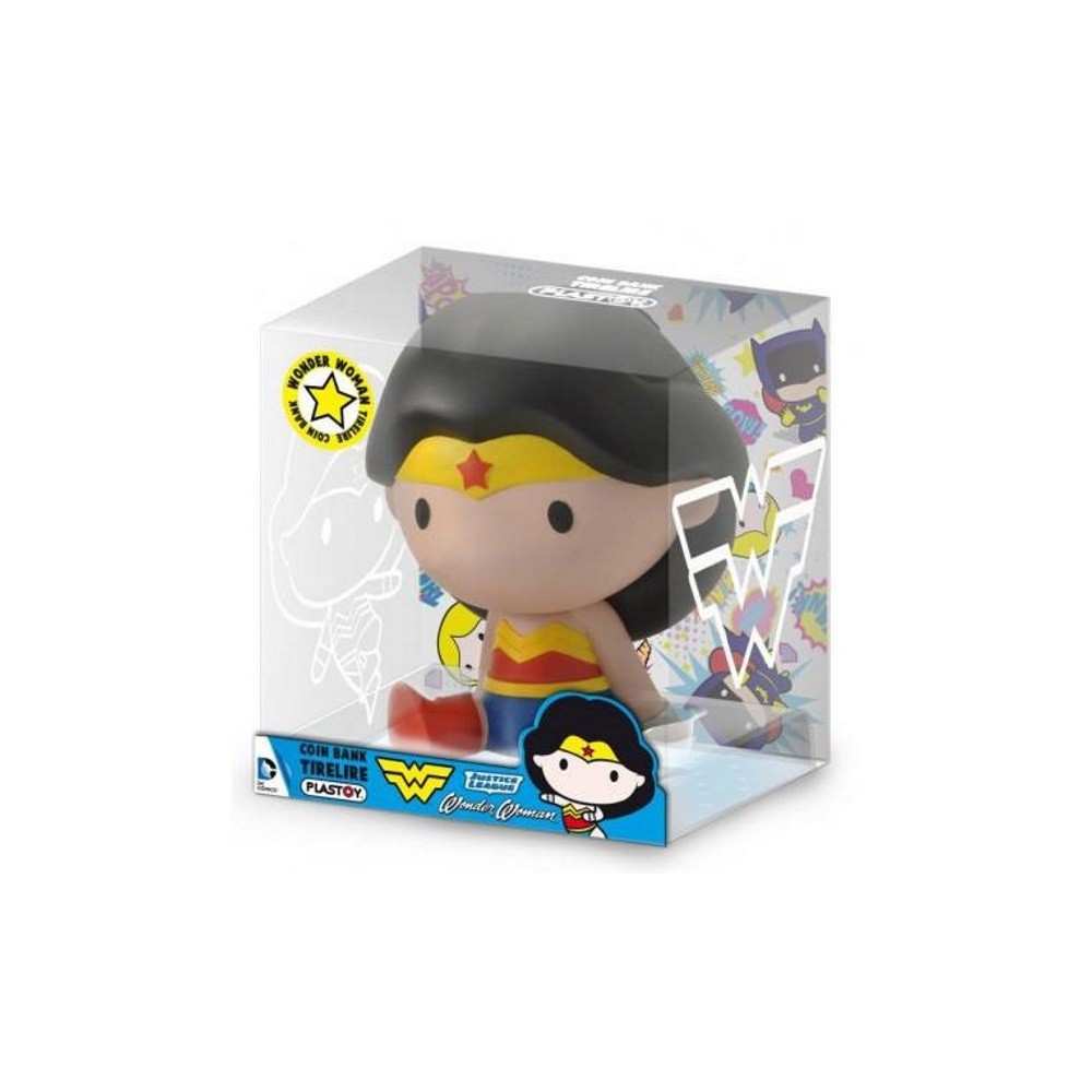 WONDER WOMAN CHIBI BANK SALVADANAIO FIGURE PLASTOY