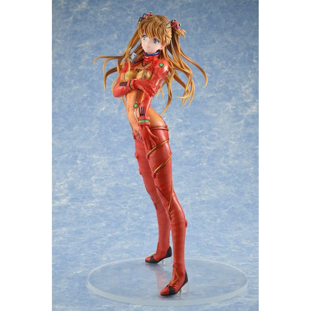BELLFINE EVANGELION ASUKA LANGLEY TEST PLUGSUIT STATUE FIGURE