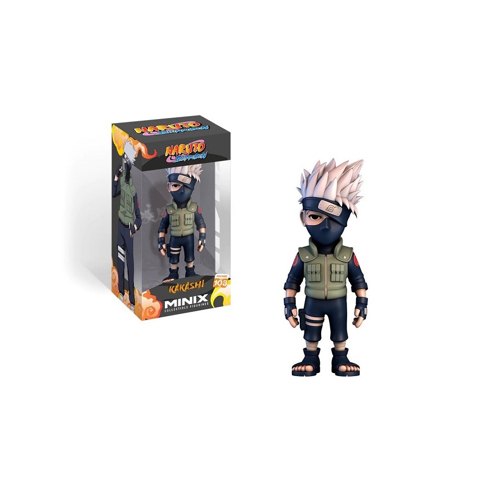 NOBLE COLLECTIONS NARUTO SHIPPUDEN KAKASHI MINIX COLLECTIBLE FIGURINE FIGURE